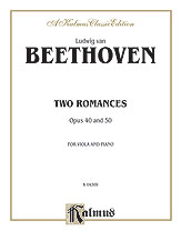 TWO ROMANCES OP 40/50 VIOLA/PIANO cover Thumbnail